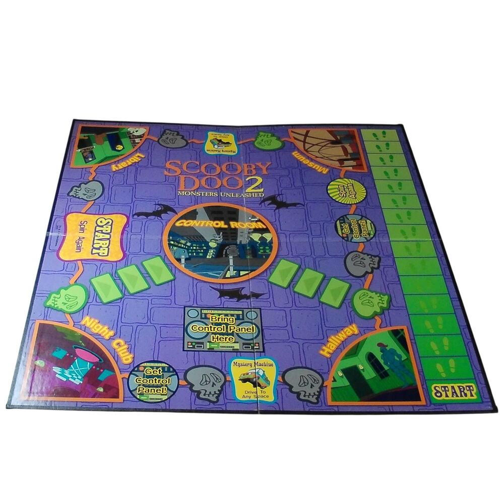 Replacement Game Board for Scooby Doo 2 Monsters Unleashed, 2004 Pressman